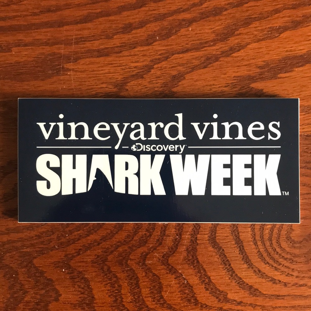 Vineyard vines shark week sticker